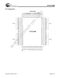 CY7C1338B-100AC Datasheet Page 2