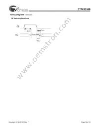 CY7C1338B-100AC Datasheet Page 14