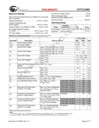 CY7C1338G-117AXC Datasheet Page 8