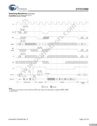 CY7C1339G-133AXET Datasheet Page 13