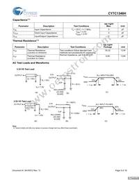 CY7C1346H-166AXCT Datasheet Page 9