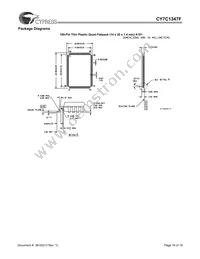 CY7C1347F-133AC Datasheet Page 16