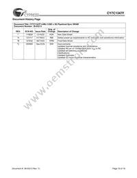 CY7C1347F-133AC Datasheet Page 19