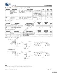 CY7C1350G-166AXI Datasheet Page 8