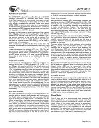 CY7C1351F-100AC Datasheet Page 5