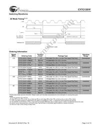 CY7C1351F-100AC Datasheet Page 12