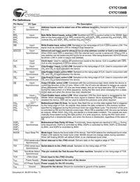 CY7C1354B-166BGC Datasheet Page 6