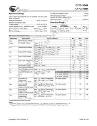 CY7C1354B-166BGC Datasheet Page 19