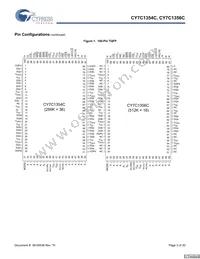 CY7C1354C-166BZCT Datasheet Page 3
