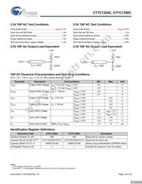 CY7C1354C-166BZCT Datasheet Page 14
