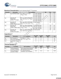 CY7C1354C-166BZCT Datasheet Page 19