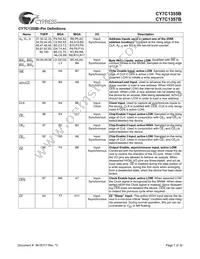 CY7C1355B-117AC Datasheet Page 7