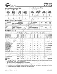 CY7C1355B-117AC Datasheet Page 13