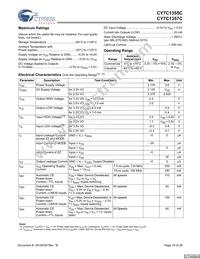 CY7C1355C-133BGXC Datasheet Page 18