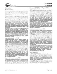 CY7C1360A-150BGC Datasheet Page 8