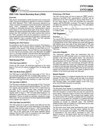 CY7C1360A-150BGC Datasheet Page 11
