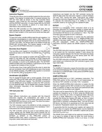 CY7C1362B-166AJC Datasheet Page 17