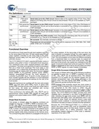 CY7C1362C-200AXCT Datasheet Page 9