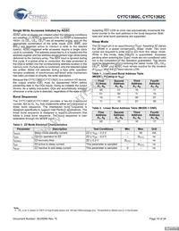 CY7C1362C-200AXCT Datasheet Page 10