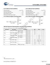 CY7C1362C-200AXCT Datasheet Page 17