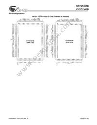 CY7C1363B-100AC Datasheet Page 3