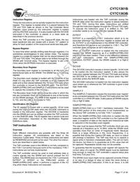 CY7C1363B-100AC Datasheet Page 17