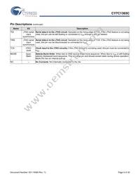 CY7C1365C-133BZI Datasheet Page 6