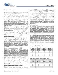 CY7C1365C-133BZI Datasheet Page 7