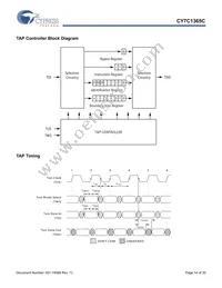 CY7C1365C-133BZI Datasheet Page 14