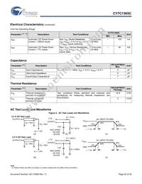 CY7C1365C-133BZI Datasheet Page 20