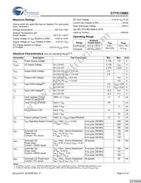 CY7C1368C-166AXCT Datasheet Page 9