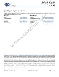 CY7C136A-55NXIT Datasheet Page 17