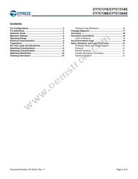 CY7C136E-25JXIT Datasheet Page 2