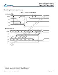 CY7C136E-25JXIT Datasheet Page 13