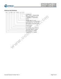 CY7C136E-25JXIT Datasheet Page 16