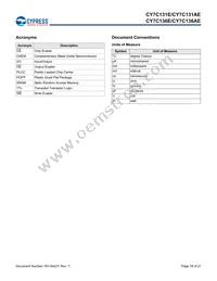CY7C136E-25JXIT Datasheet Page 18