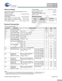 CY7C1370DV25-250AXCT Datasheet Page 18