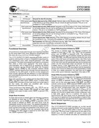 CY7C1381D-133BGXC Datasheet Page 7
