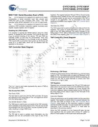 CY7C1381F-133BGCT Datasheet Page 11