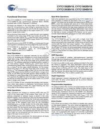 CY7C1393BV18-278BZC Datasheet Page 8