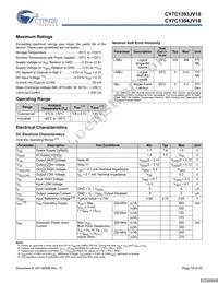 CY7C1393JV18-300BZXC Datasheet Page 18