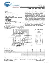 CY7C1399BN-15VXAT Datasheet Cover