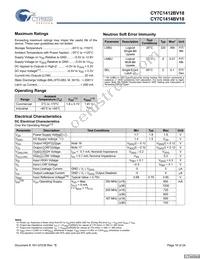 CY7C1412BV18-250BZC Datasheet Page 18