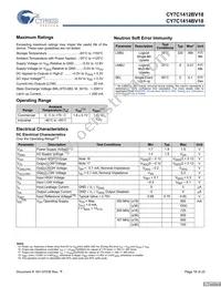 CY7C1414BV18-250BZXI Datasheet Page 18