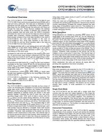 CY7C1415BV18-250BZI Datasheet Page 8