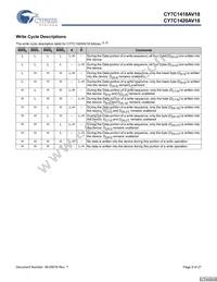 CY7C1420AV18-200BZCT Datasheet Page 9