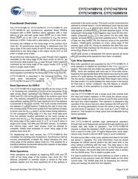 CY7C1420BV18-200BZCT Datasheet Page 8