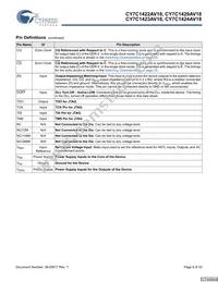 CY7C1423AV18-267BZC Datasheet Page 9