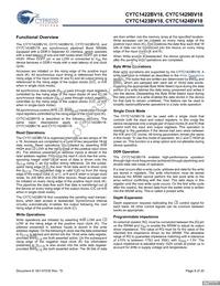 CY7C1423BV18-250BZC Datasheet Page 8