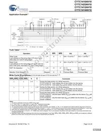 CY7C1425AV18-200BZC Datasheet Page 9
